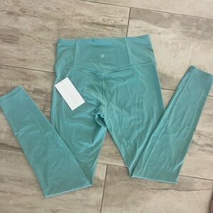 Athleta Elation Ultra High Rise, size Medium tall, Juniper, new with tags